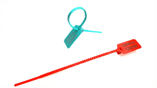 Sichern Sie Ihre Waren. Kunststoffplombe 300 mm