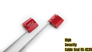 Aluminium-Sicherheitssiegelschloss US CC352