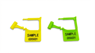 Mini-Sicherheitssiegel aus Kunststoff für Vorhängeschlösser