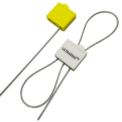 2.0 mm Kabeldurchmesser ISO 17712 getestet Einweg-Doppelverschluss-Plastik-Metallkabeldichtung