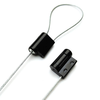Strafdichte Zinklegierung Behälter Tür Schloss Kabel Siegel Rot 26,8*18,8*11 mm
