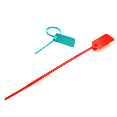 Fälschungssicherer Großflagge Sicherheitsdichtung aus Kunststoff für Gepäckstücke Markierungsbereich L 49,5 * W 30 mm
