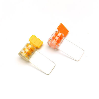 Markierbare Fläche 22,5*13 mm Barcode Kunststoff-Twist-Meter-Siegel-Tag für Elektrometer