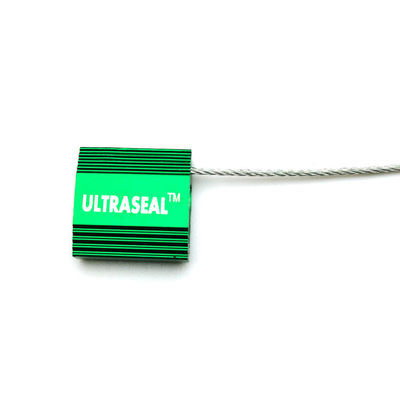 US-CC182 Manipulationssichere Zugfestigkeit Aluminiumbehälter Sicherheitskabel Dichtung 1,8 mm Kabel