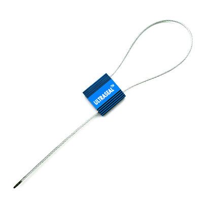 US-CC182 Manipulationssichere Zugfestigkeit Aluminiumbehälter Sicherheitskabel Dichtung 1,8 mm Kabel