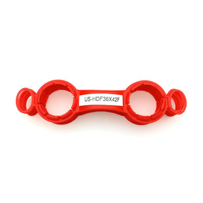 Blau US-HDF36X42F Plastikflaschenclip Träger Plastik Promo-Griff Durchschnittliches Gewicht 4,242 g / pc