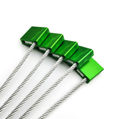 Verzinkte Stahlcontainer Kabelverschluss Verschluss Sicherheitszeichen für den Zoll 27,3*26,2*9,4 mm