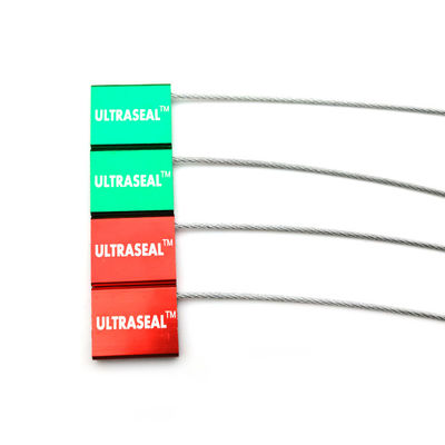 Markierbarer Bereich 26*22mm US-CC181 Nummerierter Versandcontainer Stahlkabel Aluminium Sicherheitsverschluss