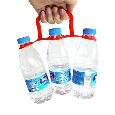 Hochzugsfestigkeit Flasche Band Clip für 1,5L 2L 3L Plastikflaschen Pack von 3 Rot