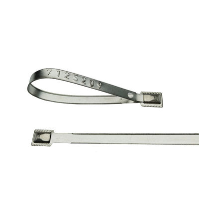 118*8,2*0,7 mm Zugfestschließendes Metallsicherheitssiegel für US-MS01-Schiffcontainer