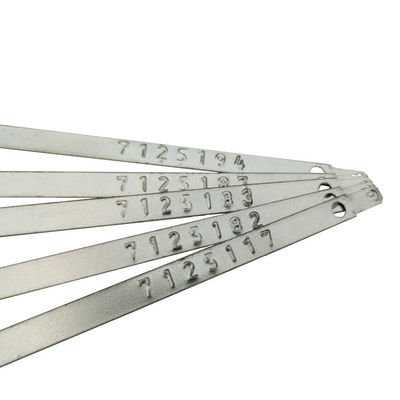 118*8,2*0,7 mm Zugfestschließendes Metallsicherheitssiegel für US-MS01-Schiffcontainer