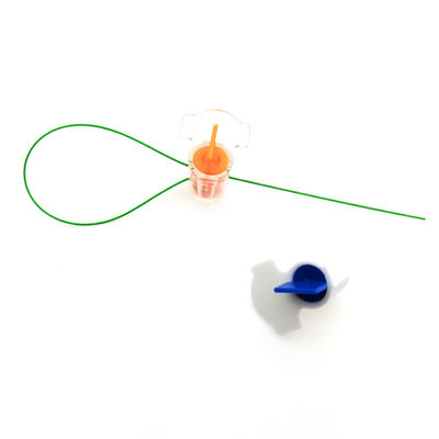 Markierbare Fläche 18,5*8,0 mm Mini-Twist-Tight-Tamper-Proof-Sicherheits-Plastik-Taxizähler-Siegel