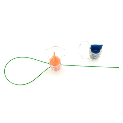 Markierbare Fläche 18,5*8,0 mm Mini-Twist-Tight-Tamper-Proof-Sicherheits-Plastik-Taxizähler-Siegel