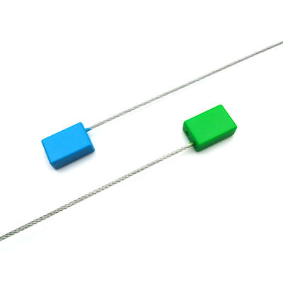 Galvanisierte Stahldraht-Plastikkabeldichtung für individuelle Seriennummern und Materialien