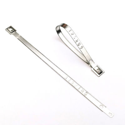 ISO 17712-zertifiziertes Metallgurtsigel zur sicheren Manipulationssicherung 118 mm Gesamtlänge