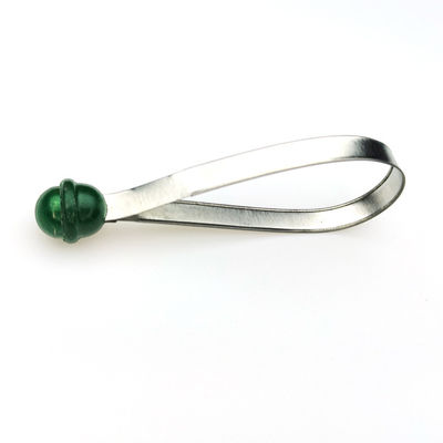 216 mm Festlänge Selbstverriegelung Metallclip-Gürtel mit Markierfläche 150*8 mm