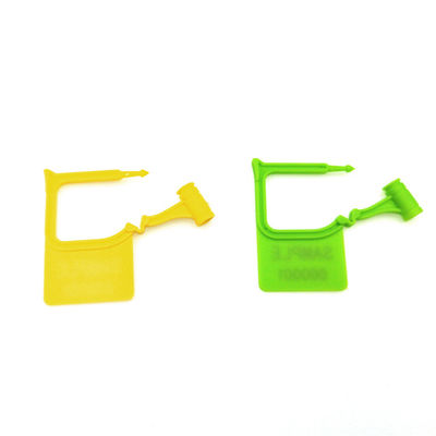 Schwarz US-PSP01 Mini-Plastik-Hang-Tag Indicative Vorhängeschloss-Sicherheitssiegel mit Laserdruck