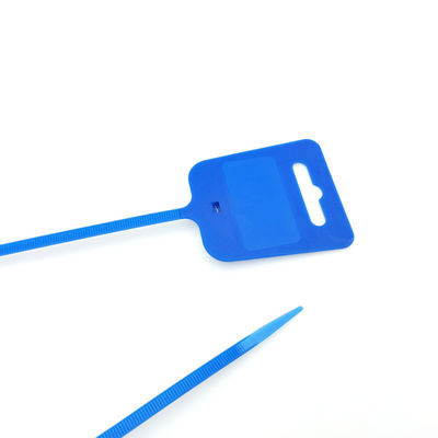 250 mm Pull Tight Nylon Zip Tie Kunststoff Hang Tag Tools Etikettenhalter mit PA6 Material