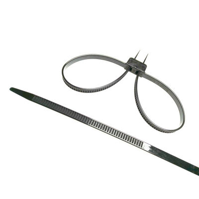 12*690 mm Selbstverschließung Zugengehaltene Polizei-Sicherheit Doppelflex Plastik-Nylon-Handschellen