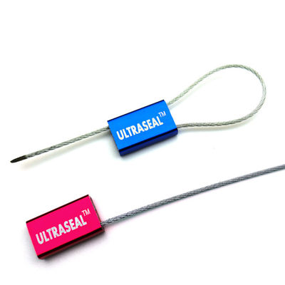 1.5mm Durchmesser Draht Mini Pull Tight Kabel Dichtung für Logistik 24*14.6*6 mm Zugfestigkeit 1,96 KN 200 KG