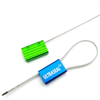 1.5mm Durchmesser Draht Mini Pull Tight Kabel Dichtung für Logistik 24*14.6*6 mm Zugfestigkeit 1,96 KN 200 KG