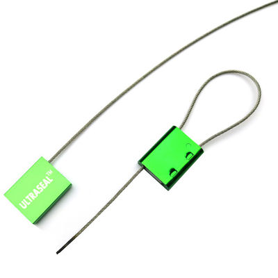 Aluminiumlegierung 1,5 mm Lastwagencontainer Tür Sicherheitskabel Dichtung mit Laserdruck