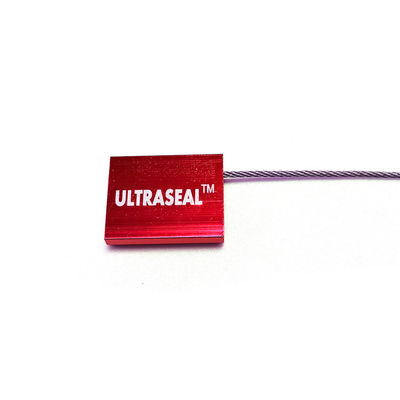 Aluminiumlegierung 1,5 mm Lastwagencontainer Tür Sicherheitskabel Dichtung mit Laserdruck