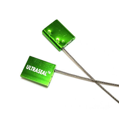 Aluminiumlegierung 1,5 mm Lastwagencontainer Tür Sicherheitskabel Dichtung mit Laserdruck