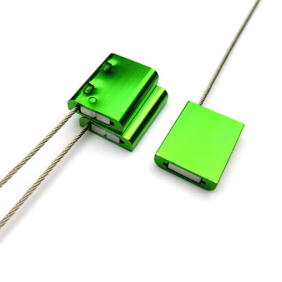 Aluminiumlegierung 1,5 mm Lastwagencontainer Tür Sicherheitskabel Dichtung mit Laserdruck