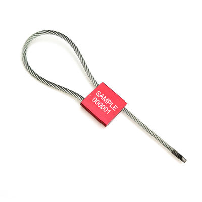 3.5mm Hochsicherheits-Container-Kabelsiegel mit Laserdruck und langlebiger Aluminiumlegierung