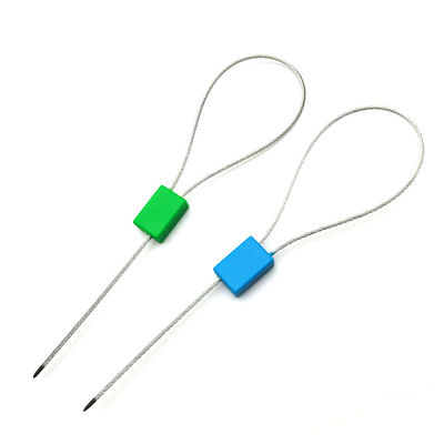 1.8 mm Durchmesser Stahldraht Kunststoff-Abdeckung Kabel Dichtungen mit 300 mm ausgesetzte Kabellange