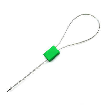 1.8 mm Durchmesser Stahldraht Kunststoff-Abdeckung Kabel Dichtungen mit 300 mm ausgesetzte Kabellange