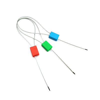 1.8 mm Durchmesser Stahldraht Kunststoff-Abdeckung Kabel Dichtungen mit 300 mm ausgesetzte Kabellange