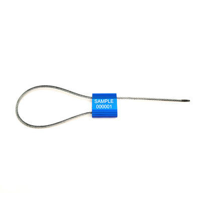 Aluminiumlegierung Verzinkte Stahldraht Sicherheitskabel Dichtungen für Markierbare Fläche 26*26 mm