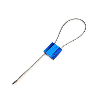 Aluminiumlegierung Verzinkte Stahldraht Sicherheitskabel Dichtungen für Markierbare Fläche 26*26 mm