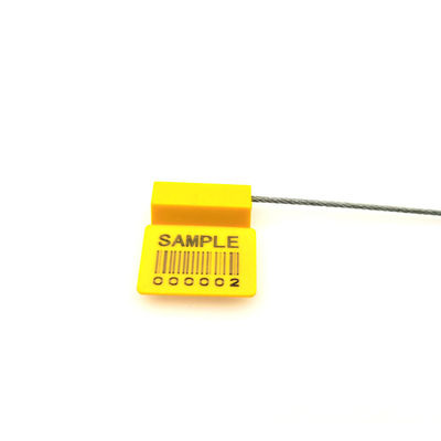 Schutzkabel mit ABS-beschichtetem Stahldraht-Tag Kabel Sicherheitsverschluss Siegel 1,8 mm