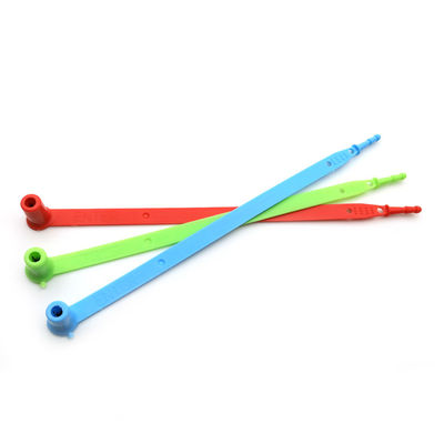 198mm Einweg-Zollfahrzeug Plastik-Sicherheitseintrag mit Nummer und Manipulationssicherheit