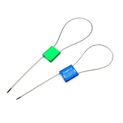 Markierbare Fläche 26*22mm Ziehen Sie fest Manipulationssicherheitsbehälter Nummerierte Kabel Dichtungen Schloss