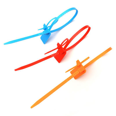 Orange Einweg-Twist-Sicherheits-Tag Siegel 400*34*16 mm Perfekt für Kunststoffbehälter