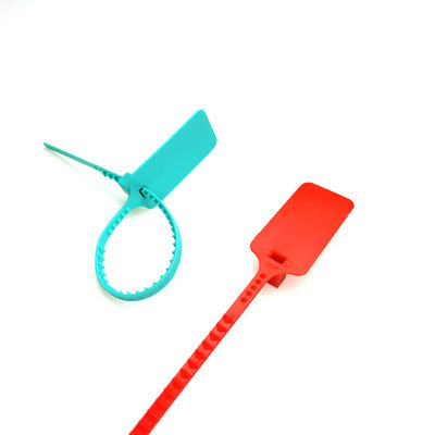 Zugfestigkeit 398 N und Arbeitslänge 190 mm Custom Logo 300 mm Kunststoffdichtung Zip Tie