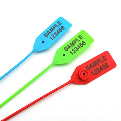 Sicherheitsbehälter aus Edelstahl Versiegelung Strip Lock mit Laser / Hot Stamp Druck US-PS550