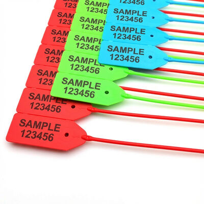 Sicherheitsbehälter aus Edelstahl Versiegelung Strip Lock mit Laser / Hot Stamp Druck US-PS550