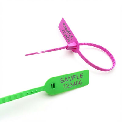 334 N 34.1 KG Zugfestigkeit Kunststoffsicherheitssiegel für Containerlaser/Hot Stamp Print