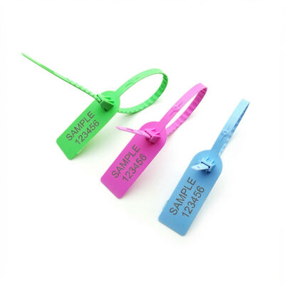 334 N 34.1 KG Zugfestigkeit Kunststoffsicherheitssiegel für Containerlaser/Hot Stamp Print