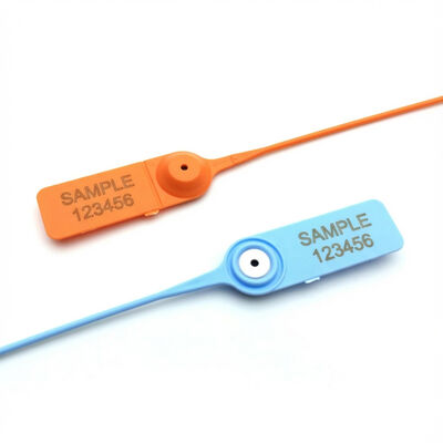 200 mm Zügel aus dichtem Kunststoff für Sicherheitsetikette Weißes Indiz und Laser/Hot Stamp Print