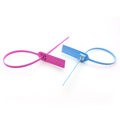 Ziehen Sie eng Plastikdichtung Metall Einfügen Flachschwanz Einweggestellte Sicherheitsdichtung