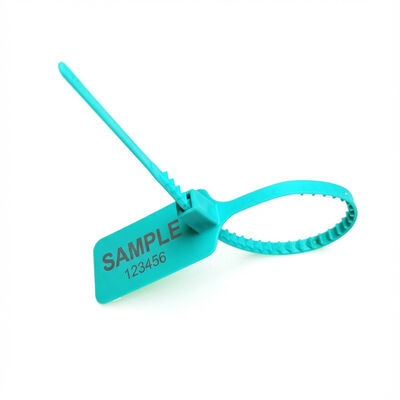 Fälschungssicherer Großflagge Sicherheitsdichtung aus Kunststoff für Gepäckstücke Markierungsbereich L 49,5 * W 30 mm