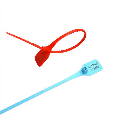 Selbstverriegelnde PP-Stripe mit Markierungsfläche L 33 * W 25 mm und benutzerdefiniertem Kunststofftag
